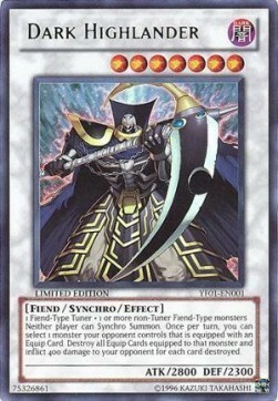 Dark Highlander Card Front