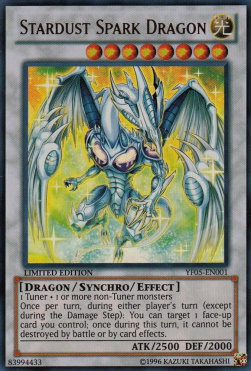 Stardust Spark Dragon Card Front