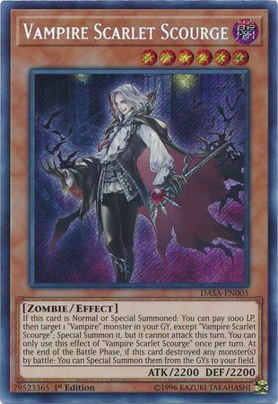 Vampire Scarlet Scourge Card Front