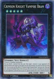 Crimson Knight Vampire Bram · Super Rare 013