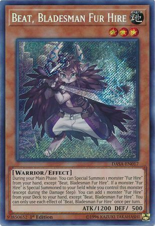 Beat, Schermidore Pelliccia Mercenaria Card Front