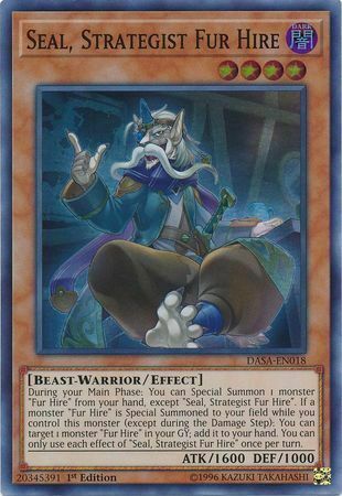 Seal, Strategist Fur Hire Card Front
