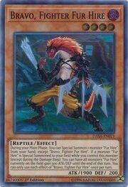 Bravo, Fighter Fur Hire · Super Rare 019