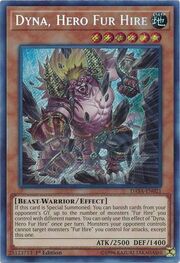 Dyna, Hero Fur Hire · Secret Rare 021sec