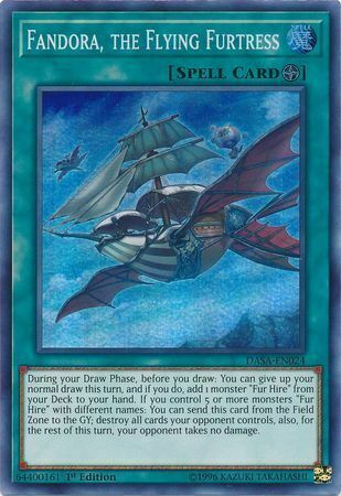 Fandora, the Flying Furtress Card Front