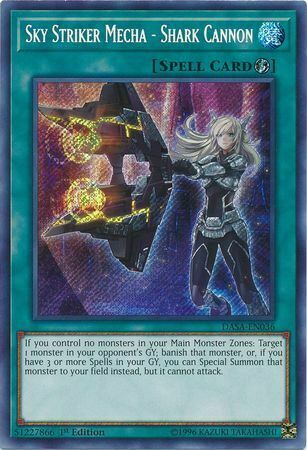 Sky Striker Mecha - Shark Cannon Card Front