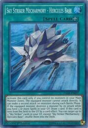 Sky Striker Mecharmory - Hercules Base · Super Rare 037