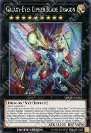 Galaxy-Eyes Cipher Blade Dragon · Super Rare 004