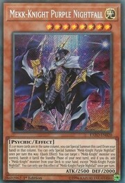 Mekk-Knight Purple Nightfall · Secret Rare 020sec