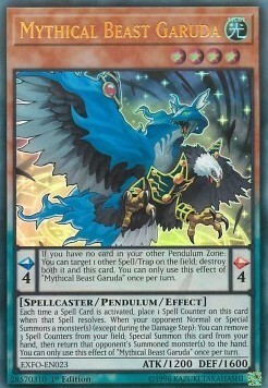 Mythical Beast Garuda Card Front