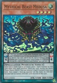 Mythical Beast Medusa Card Front