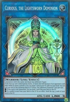 Curious, the Lightsworn Dominion Card Front