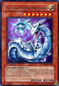 Cyber Drago Laser Card Front