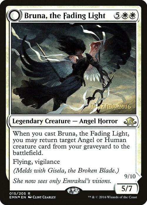 Bruna, the Fading Light // Brisela, Voice of Nightmares Card Front