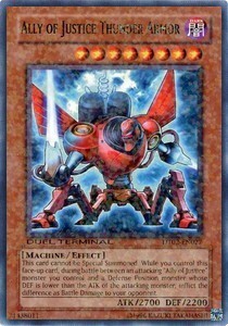Ally of Justice Thunder Armor Card Front
