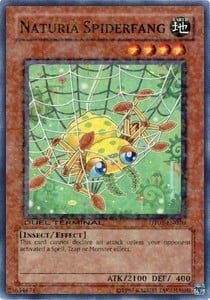 Naturia Spiderfang Card Front