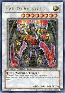Fabled Valkyrus Card Front