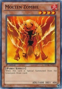 Molten Zombie Card Front