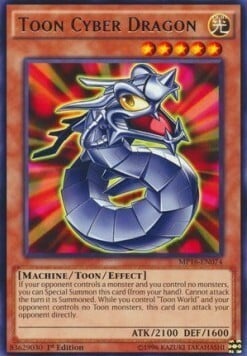 Toon Cyber Dragon Card Front