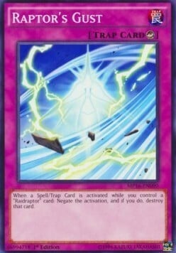 Raptor's Gust Card Front