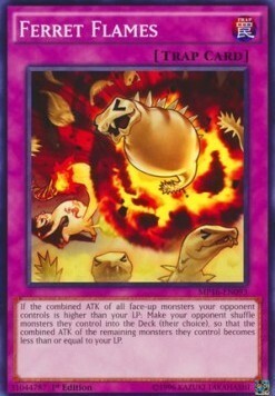 Ferret Flames Card Front