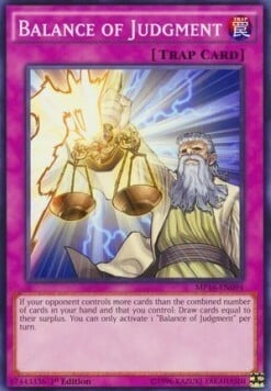 Balance of Judgment Card Front