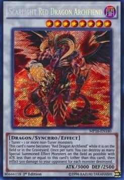 Scarlight Red Dragon Archfiend Card Front