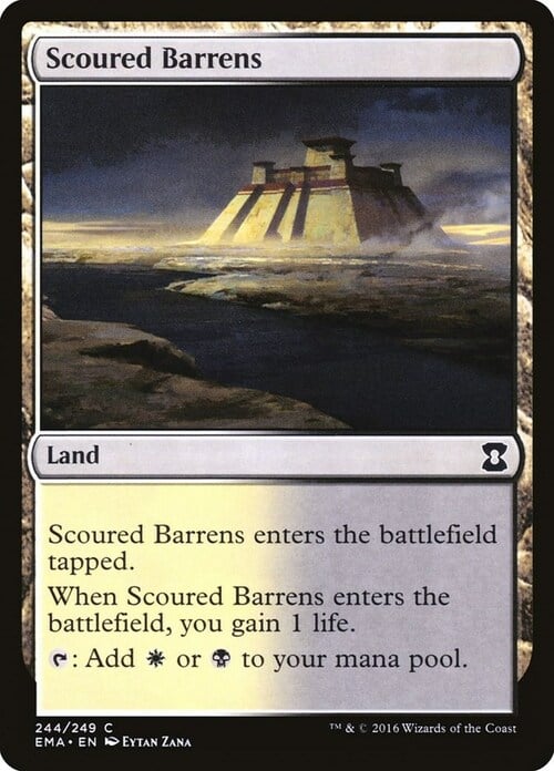 Scoured Barrens Card Front