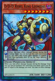 D/D/D Rebel King Leonidas · Super Rare 173