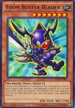 Toon Buster Blader Card Front