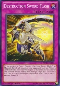 Destruction Sword Flash Card Front