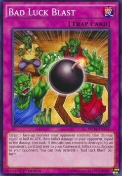 Bad Luck Blast Card Front