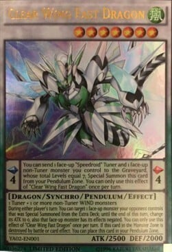 Clear Wing Fast Dragon Card Front