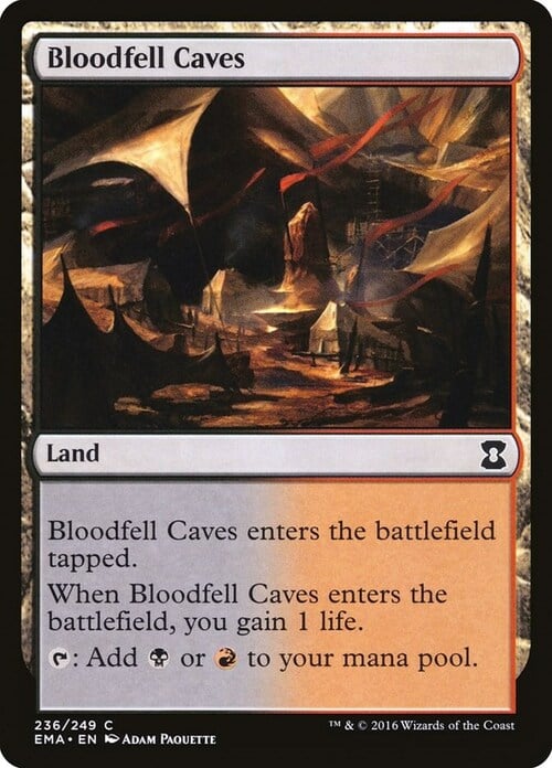 Bloodfell Caves Card Front