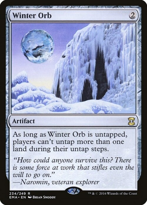 Winter Orb Card Front