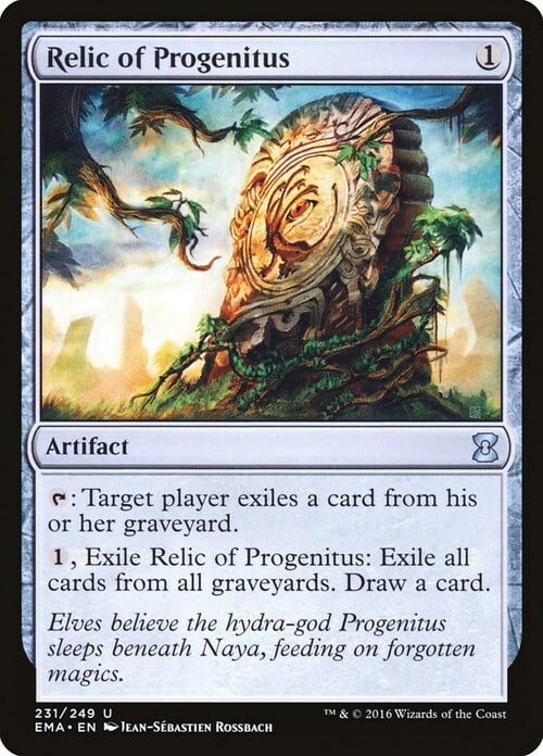 Reliquia del Progenitus Card Front
