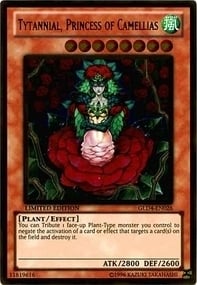 Tytannial, Princess of Camellias Card Front