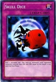 Skull Dice Card Front