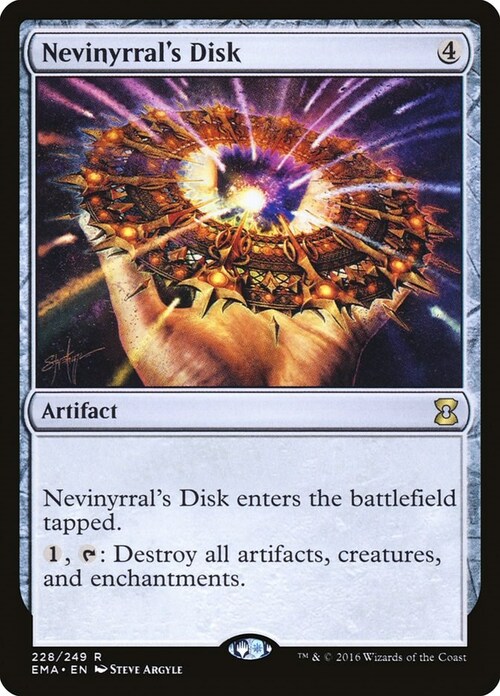 Nevinyrral's Disk Card Front
