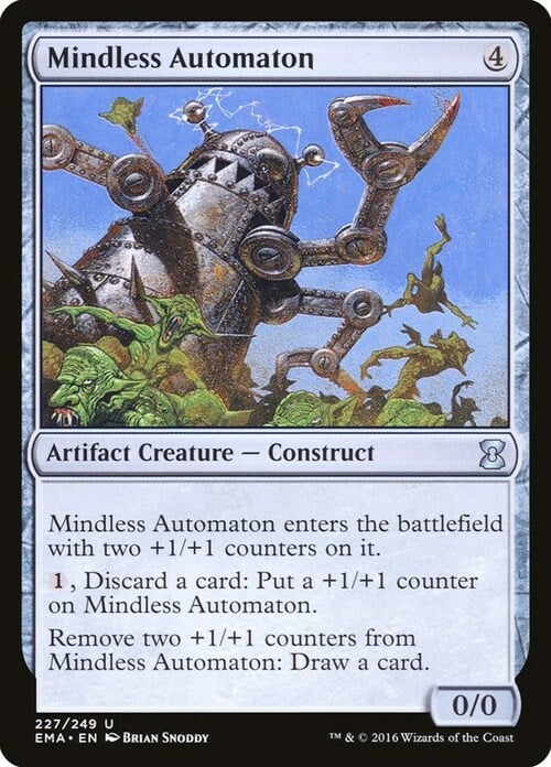 Mindless Automaton Card Front