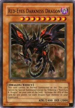 Red-Eyes Darkness Dragon Card Front