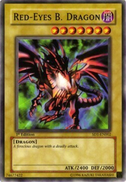 Red-Eyes B. Dragon Card Front