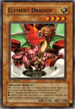 Drago Elementale Card Front