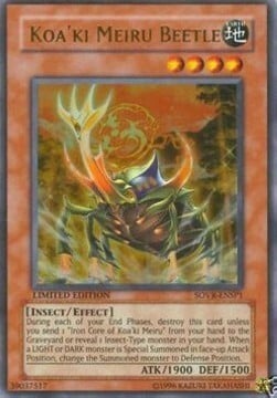 Koa'ki Meiru Beetle Card Front