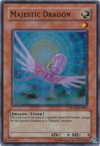 Majestic Dragon Card Front