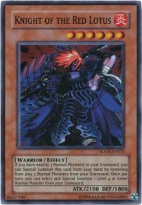 Knight of the Red Lotus Card Front