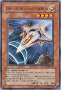 Lord British Space Fighter Card Front