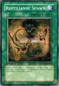 Reptilianne Spawn Card Front