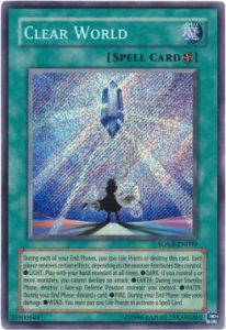 Clear World Card Front