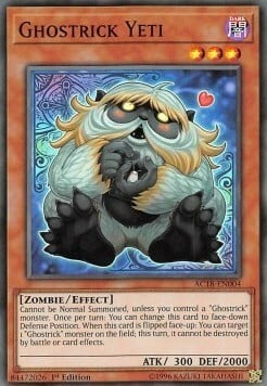 Ghostrick Yeti Card Front